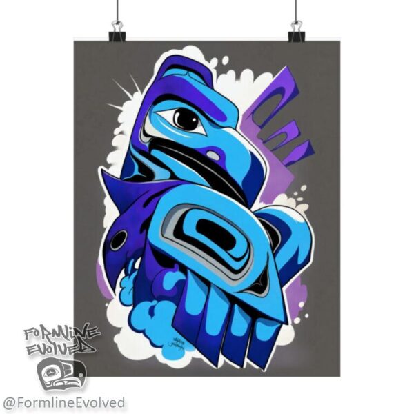 Raven Graffiti print