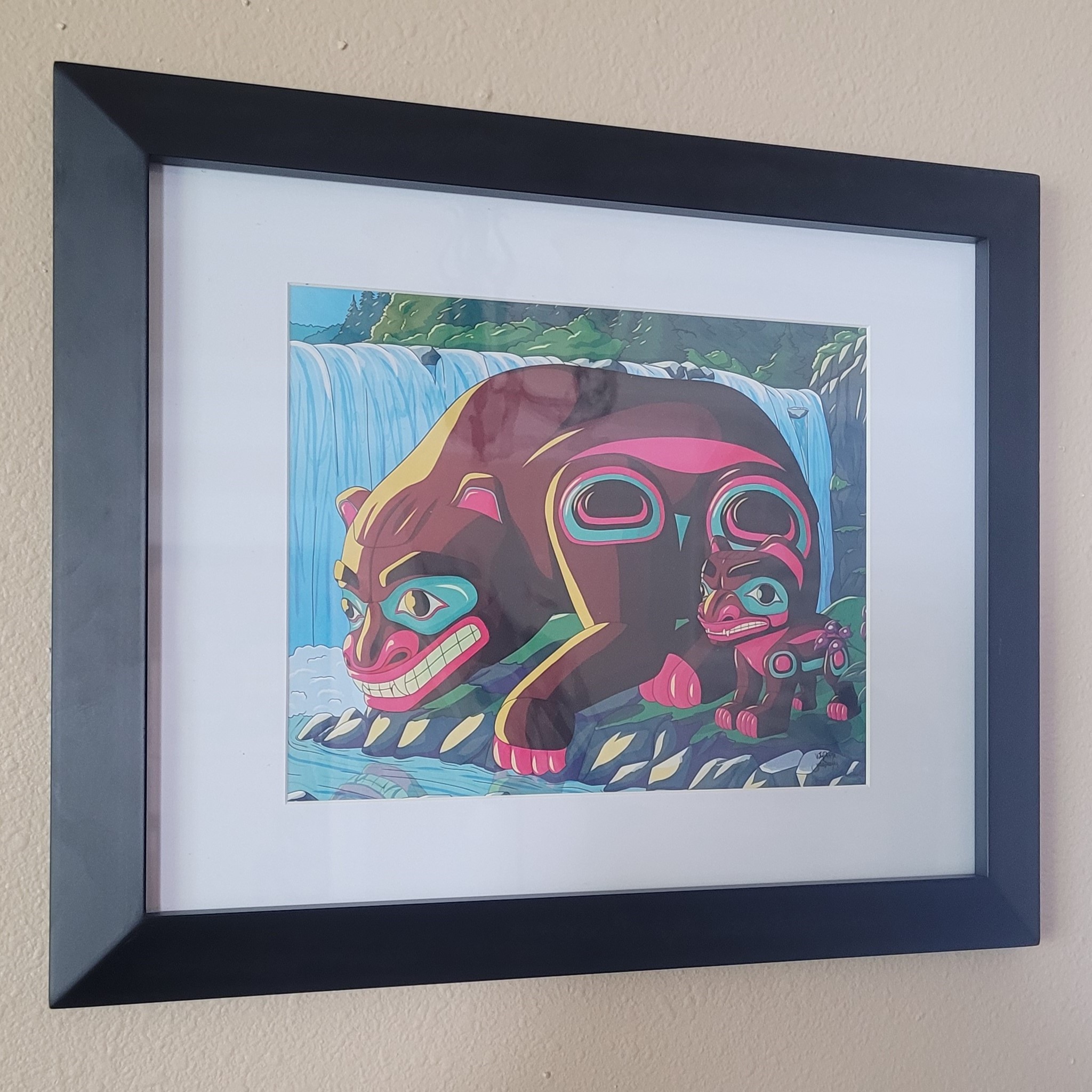 photo of the framed print