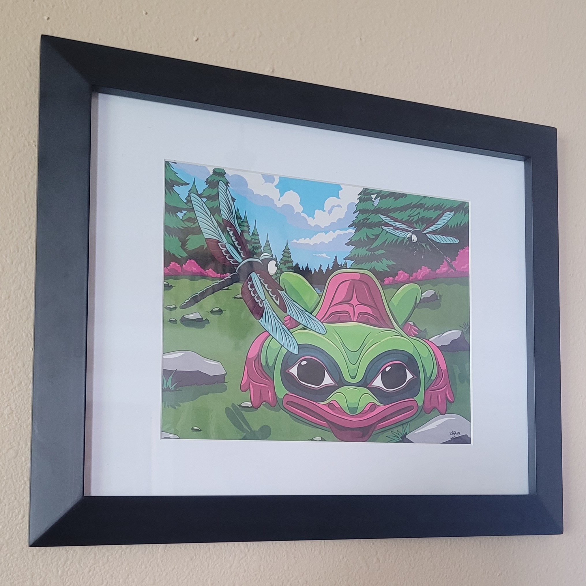 photo of framed print